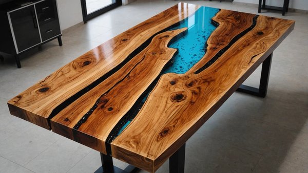 Table bois époxy à vendre: trouvez l'unique pour votre intérieur
